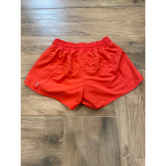 Lululemon Track That Athletic Short Women’s 4 Solar Orange 4” Inseam LR - Picture 2 of 5
